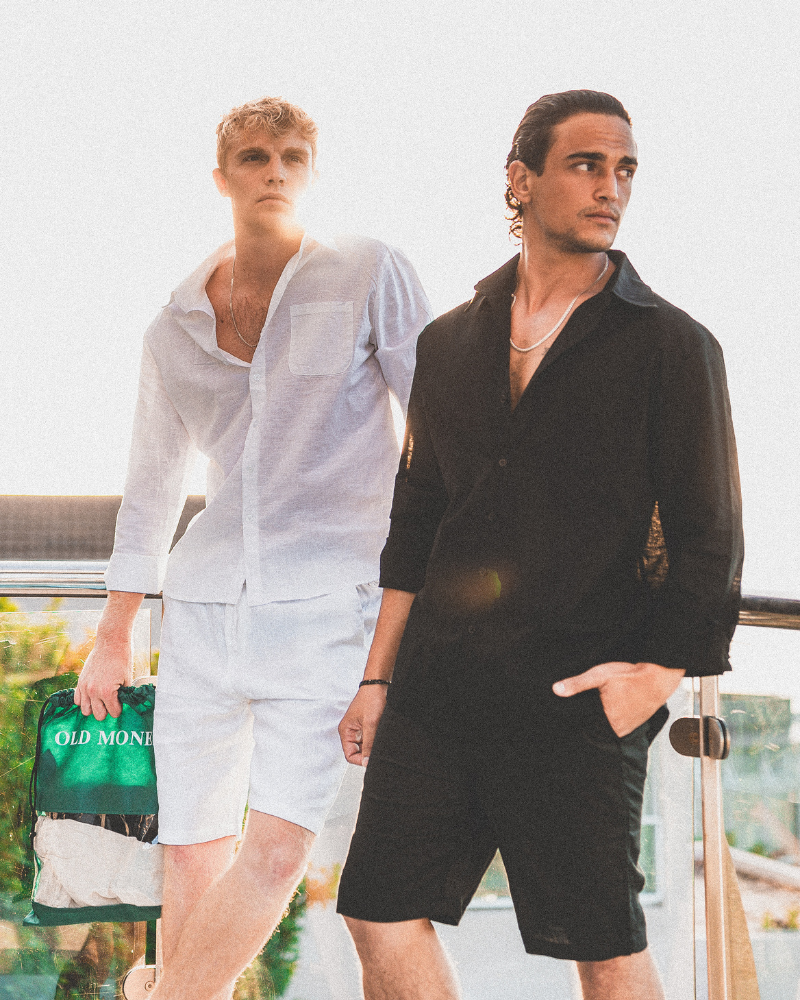 Esteban - Linen Shorts Summer Breeze by Ares Milano