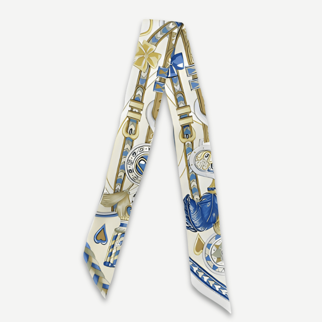 Geronimo - Silk Twilly Scarf by Ares Milano