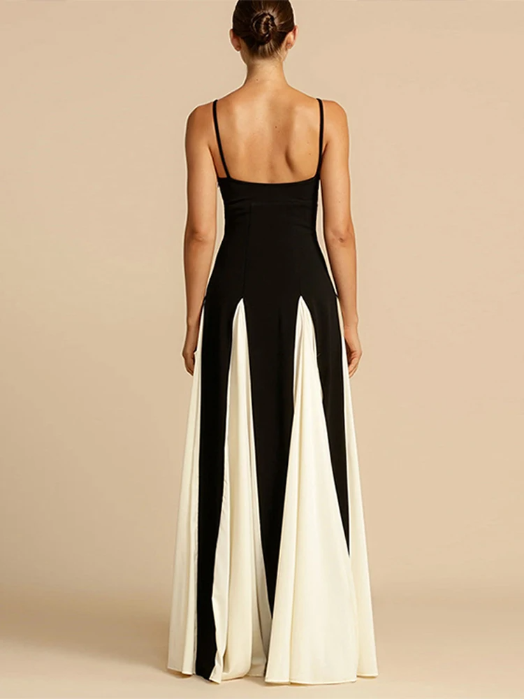 Zita - Two-Tone Maxi Dress by Ares Milano