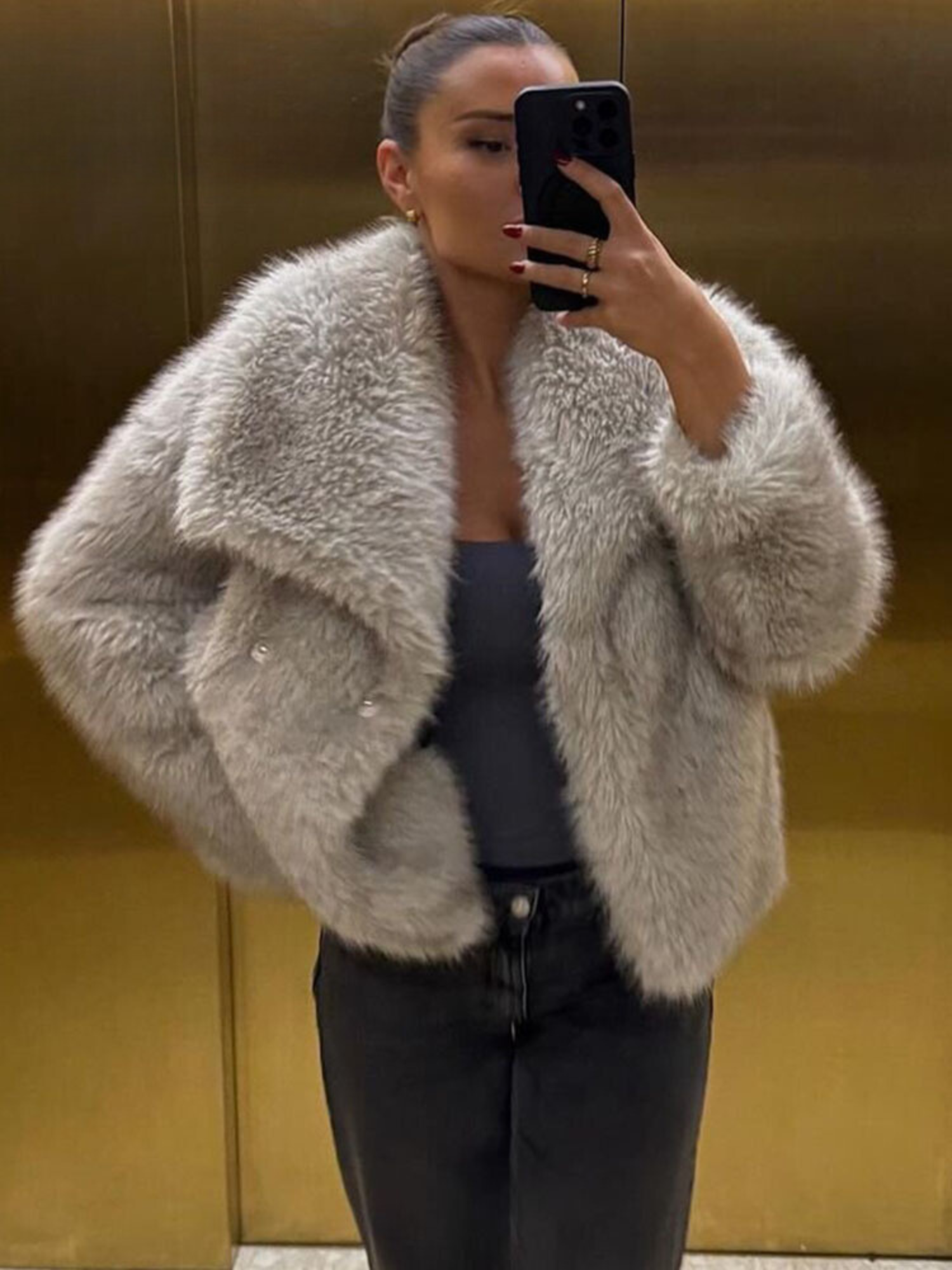 Adriana - Giorgia Fur Jacket by Ares Milano