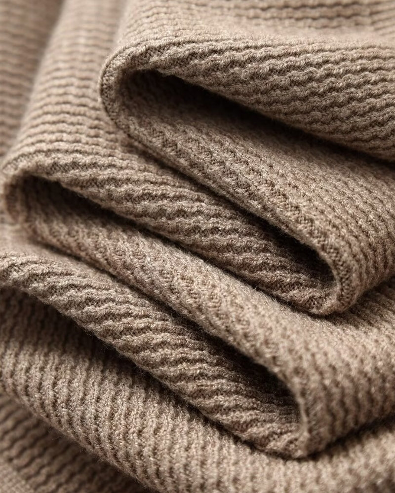 Osvaldo - Textured Knit Polo Polyester by Ares Milano