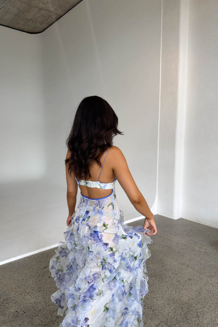 Fulvia - Silk Maxi Dress by Ares Milano