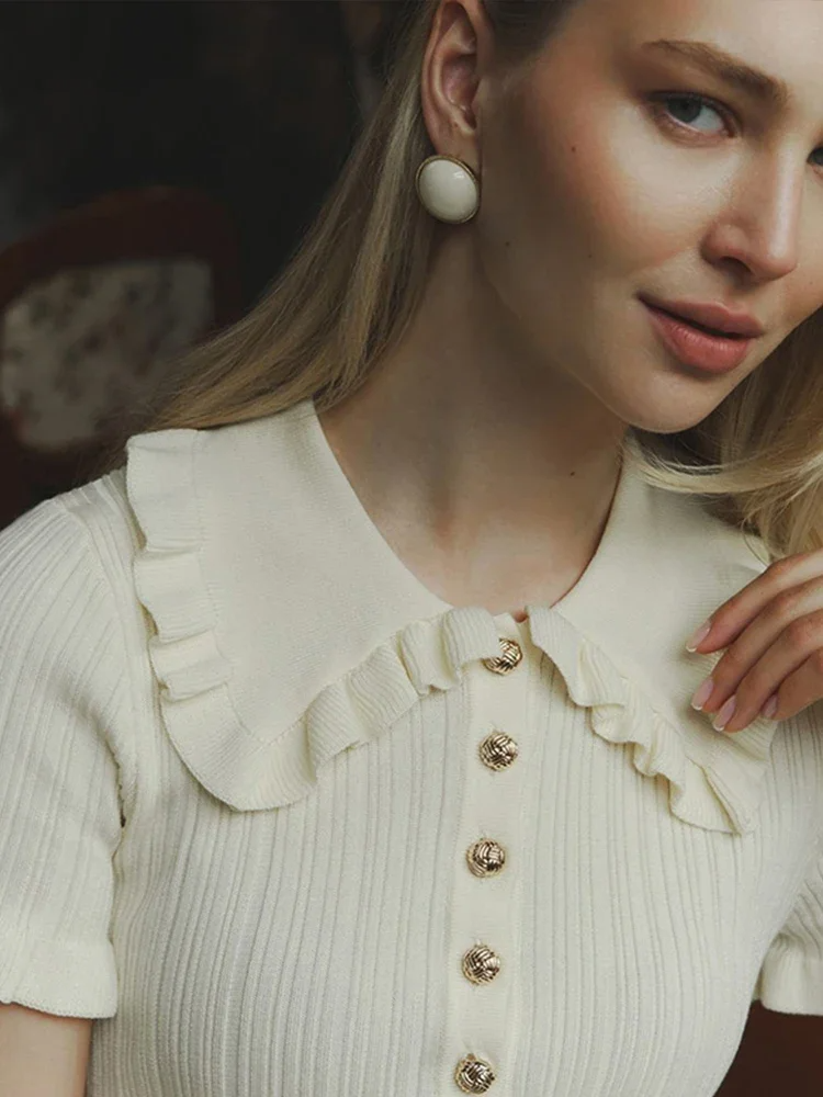 Amalia - Cotton Mini Dress by Ares Milano