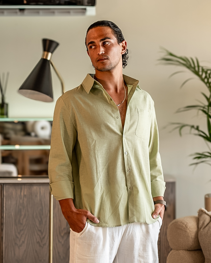 Lorenzo - Linen Shirt by Ares Milano