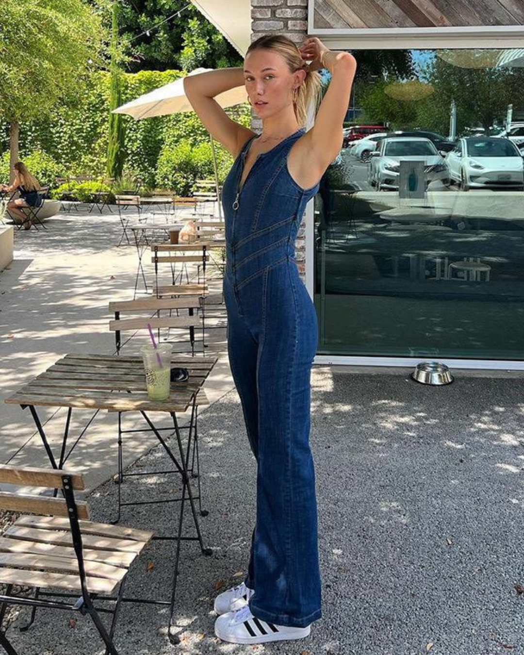 Susanna - Iconic Denim Jumpsuit by Ares Milano