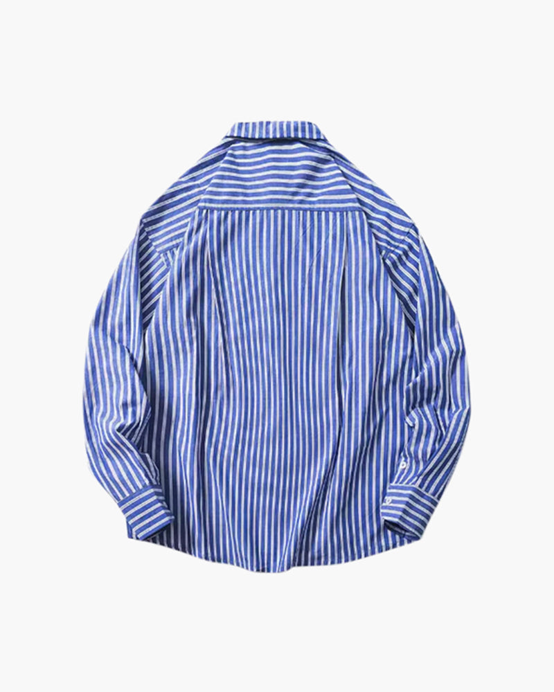 Mariano - Ultra Cotton Striped Shirt by Ares Milano