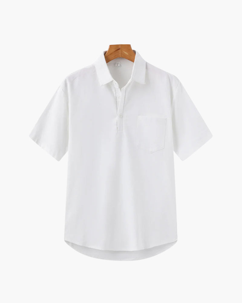 Maxime - Linen Polo by Ares Milano
