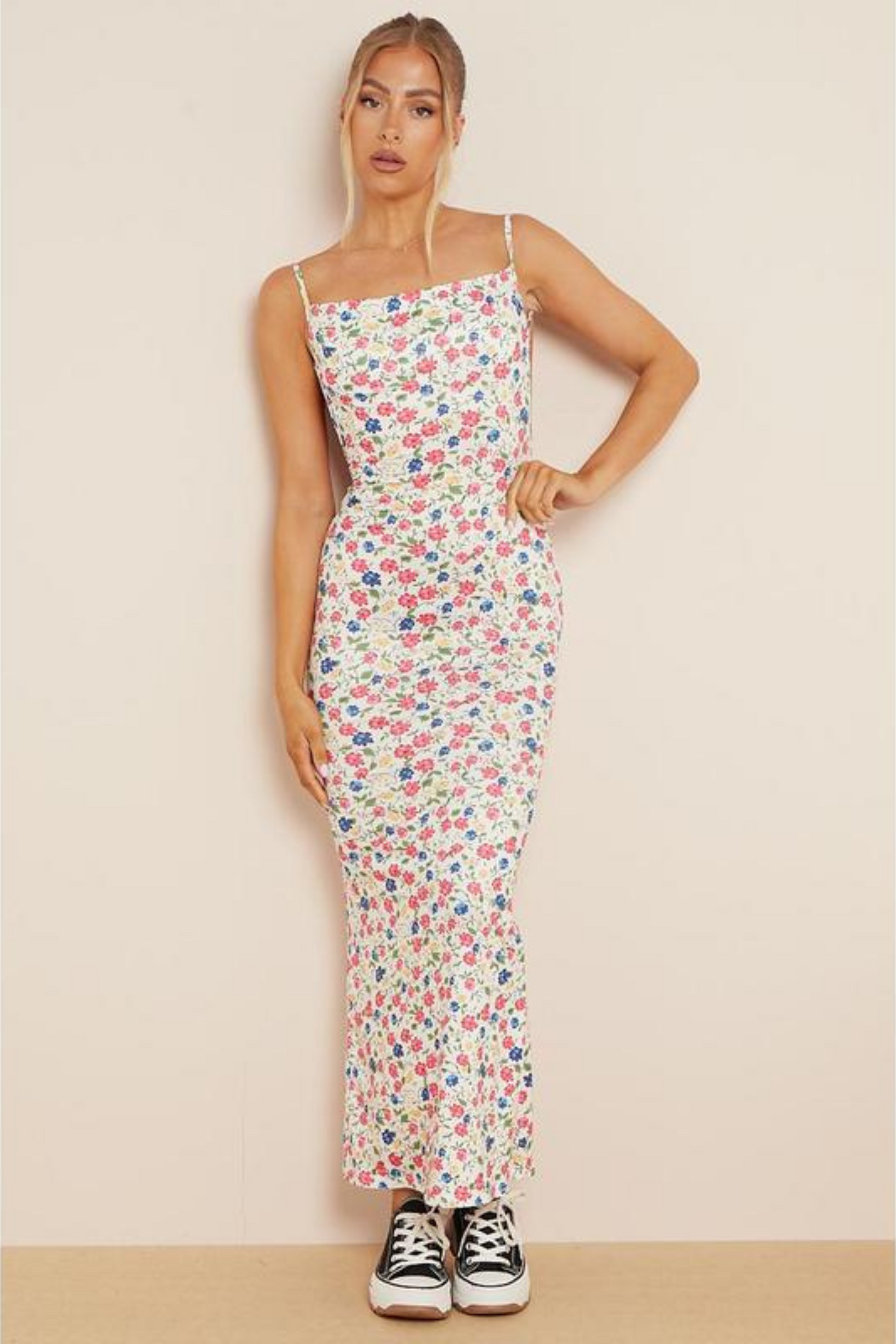 Domenica - Calista Floral Maxi Dress by Ares Milano