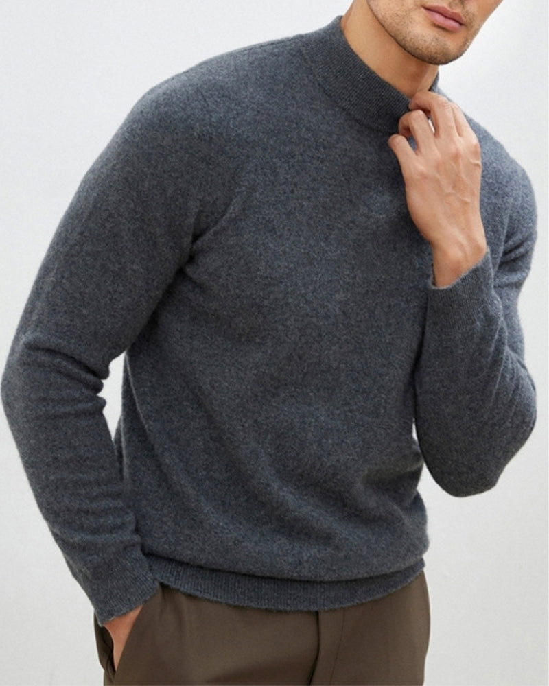 Agostino - Cashmere Wool Turtleneck by Ares Milano