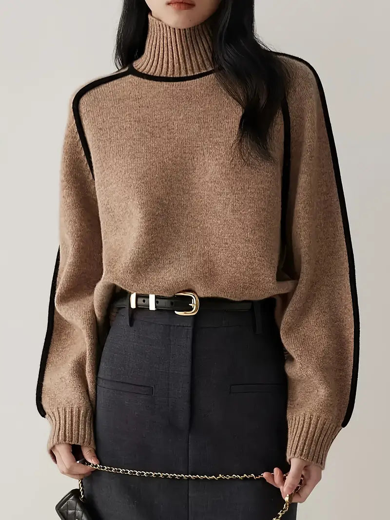 Viviana - Wool Turtleneck by Ares Milano