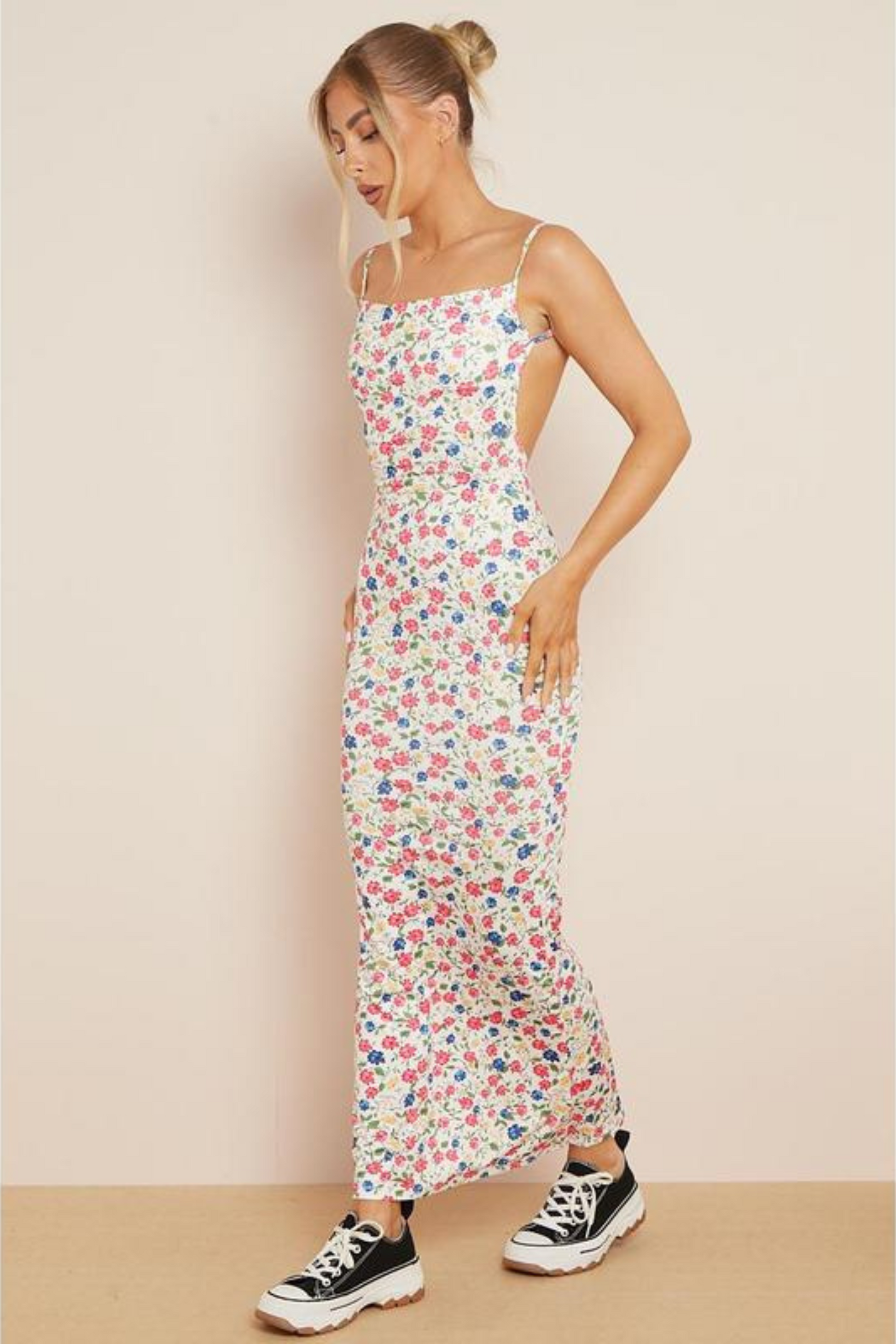 Domenica - Calista Floral Maxi Dress by Ares Milano