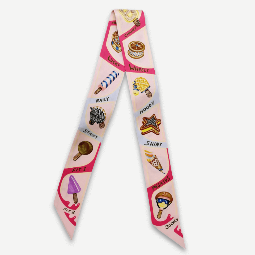 Geronimo - Silk Twilly Scarf by Ares Milano