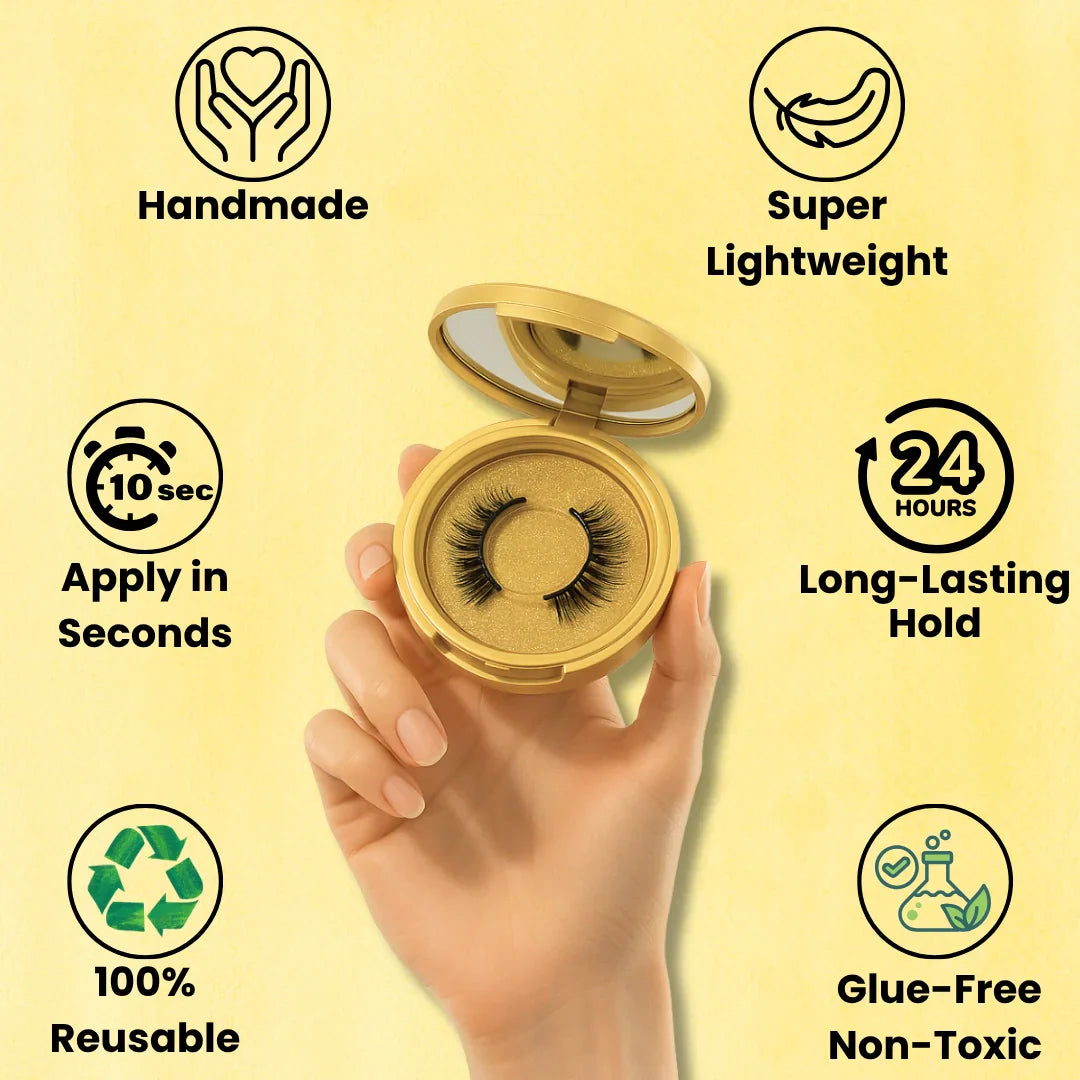 Natural Effect Magnetic Lash Set