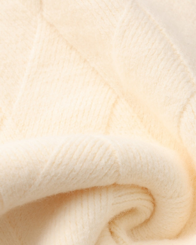 Pacifico - Diamond Knit Crewneck Sweater by Ares Milano