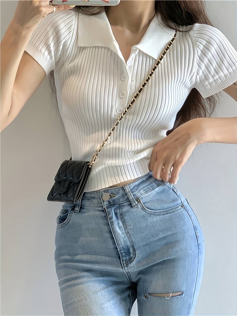 Tommasina - 68% Viscose Knit Polo by Ares Milano