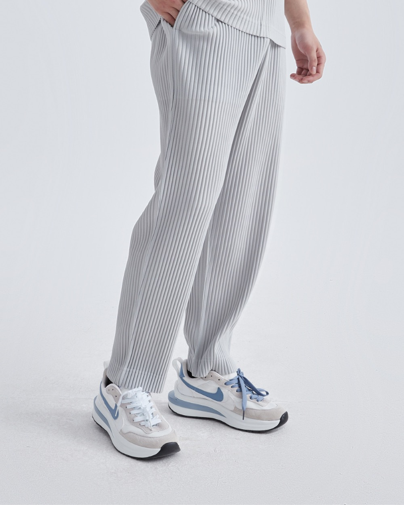 Silvio - Ribbed Cotton Pants by Ares Milano