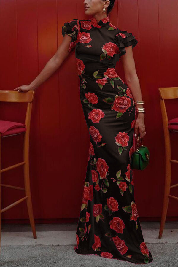 Flora - Pink Floral Dress by Ares Milano