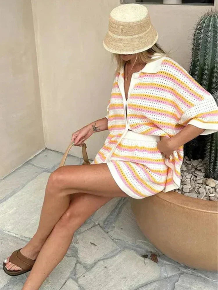 Ida - Caressa Knit Set by Ares Milano