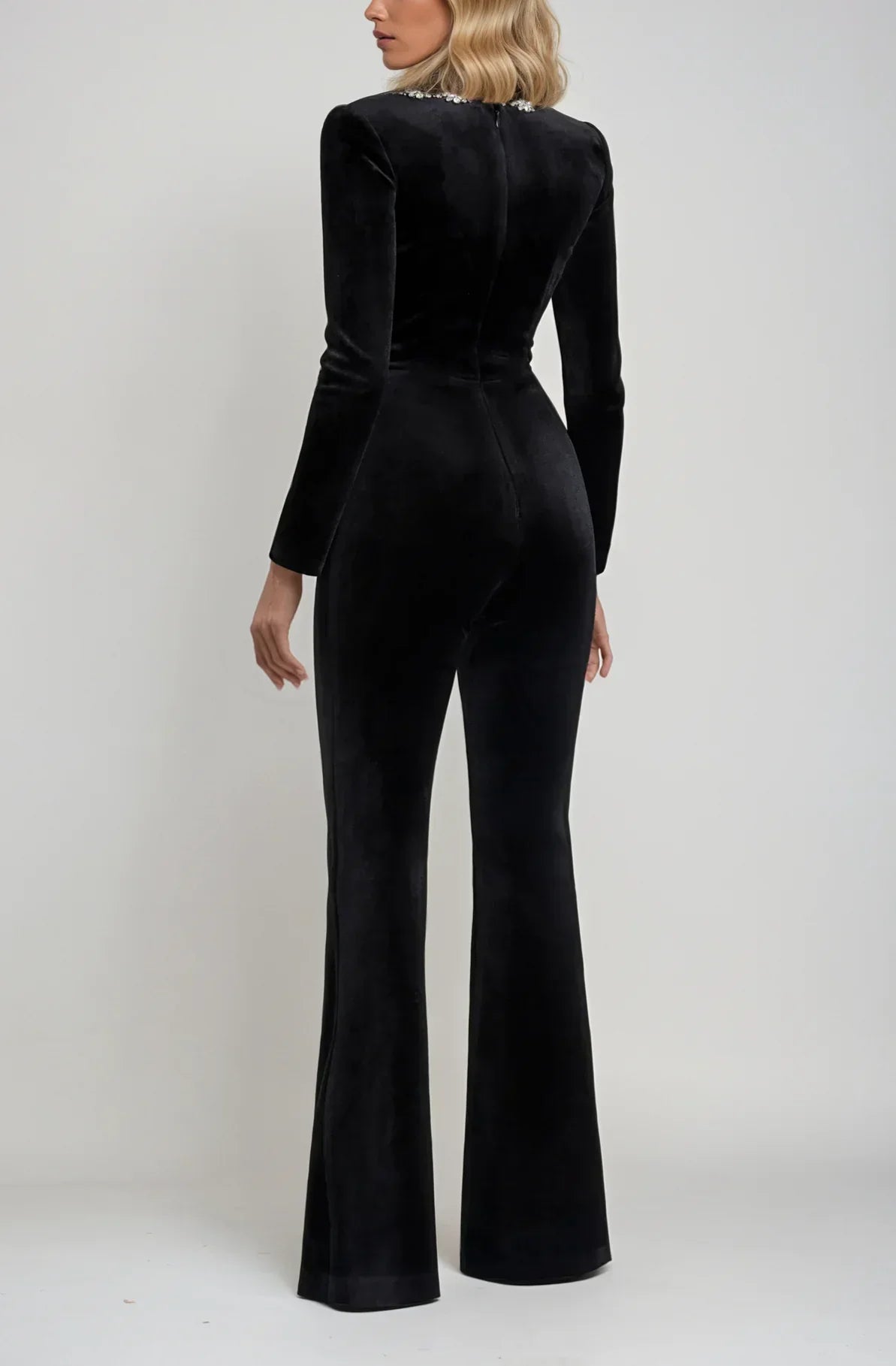 Simonetta - Velour Jumpsuit by Ares Milano