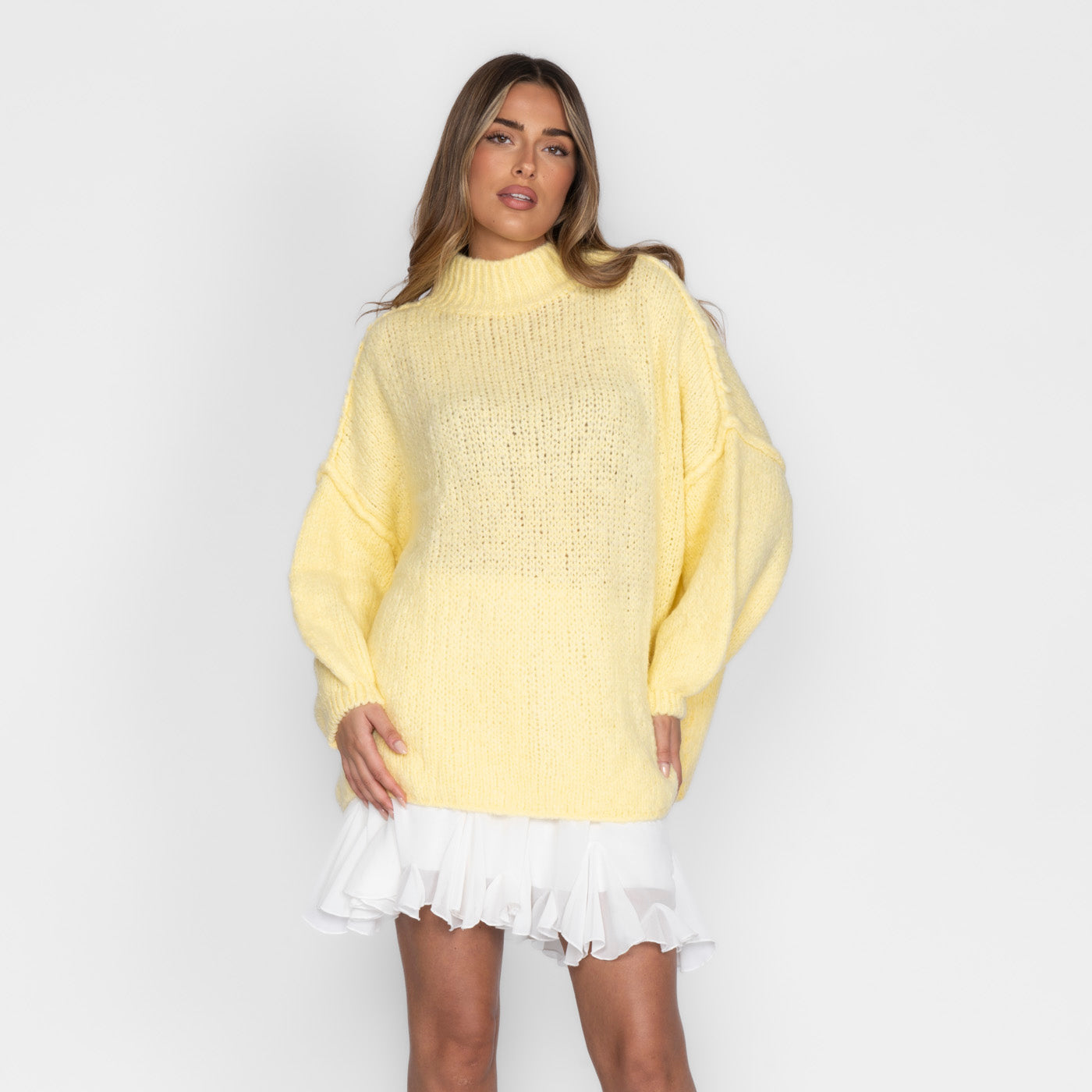 Zenaida - Layered Knit Turtleneck by Ares Milano