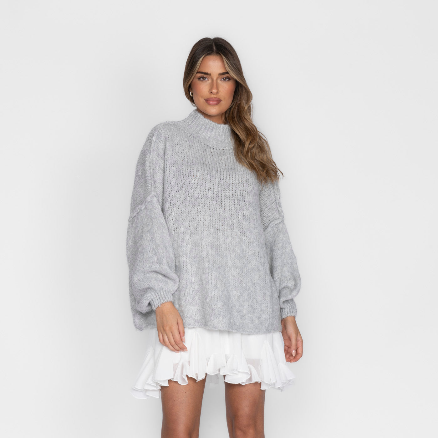 Zenaida - Layered Knit Turtleneck by Ares Milano