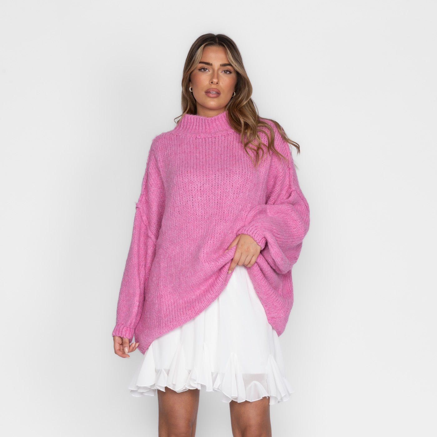 Zenaida - Layered Knit Turtleneck by Ares Milano