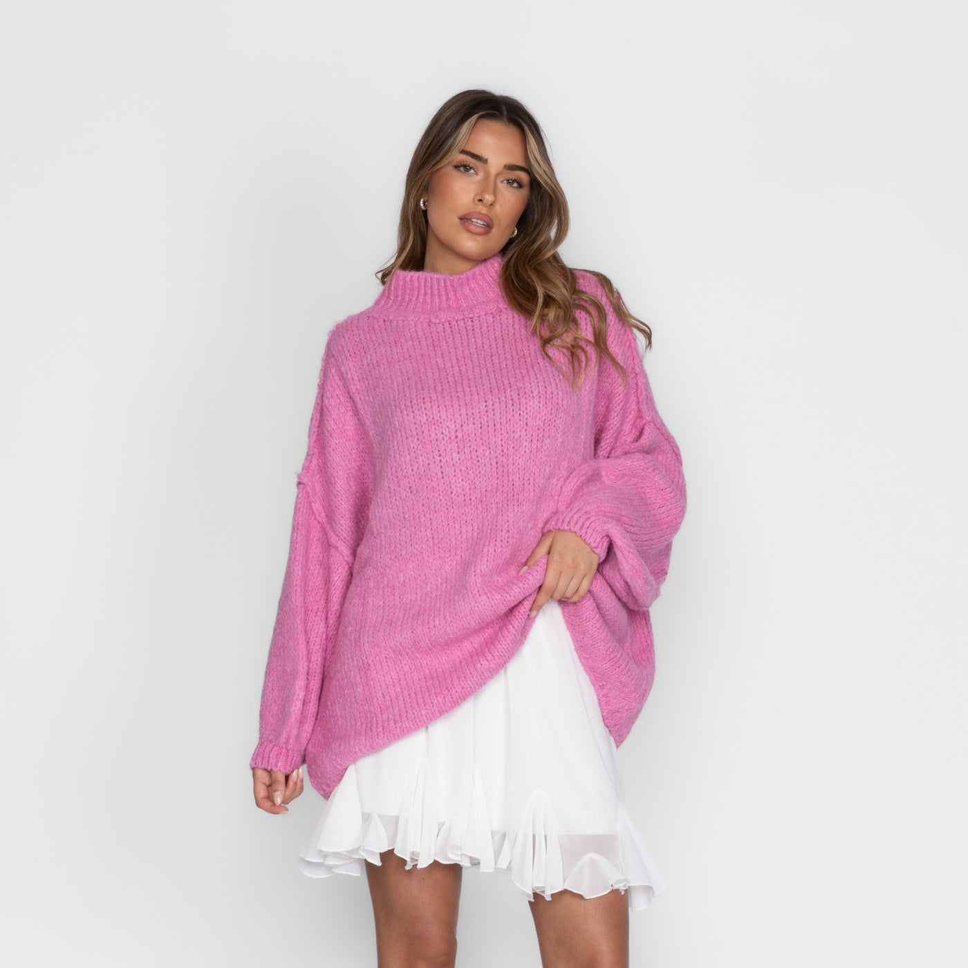 Zenaida - Layered Knit Turtleneck by Ares Milano