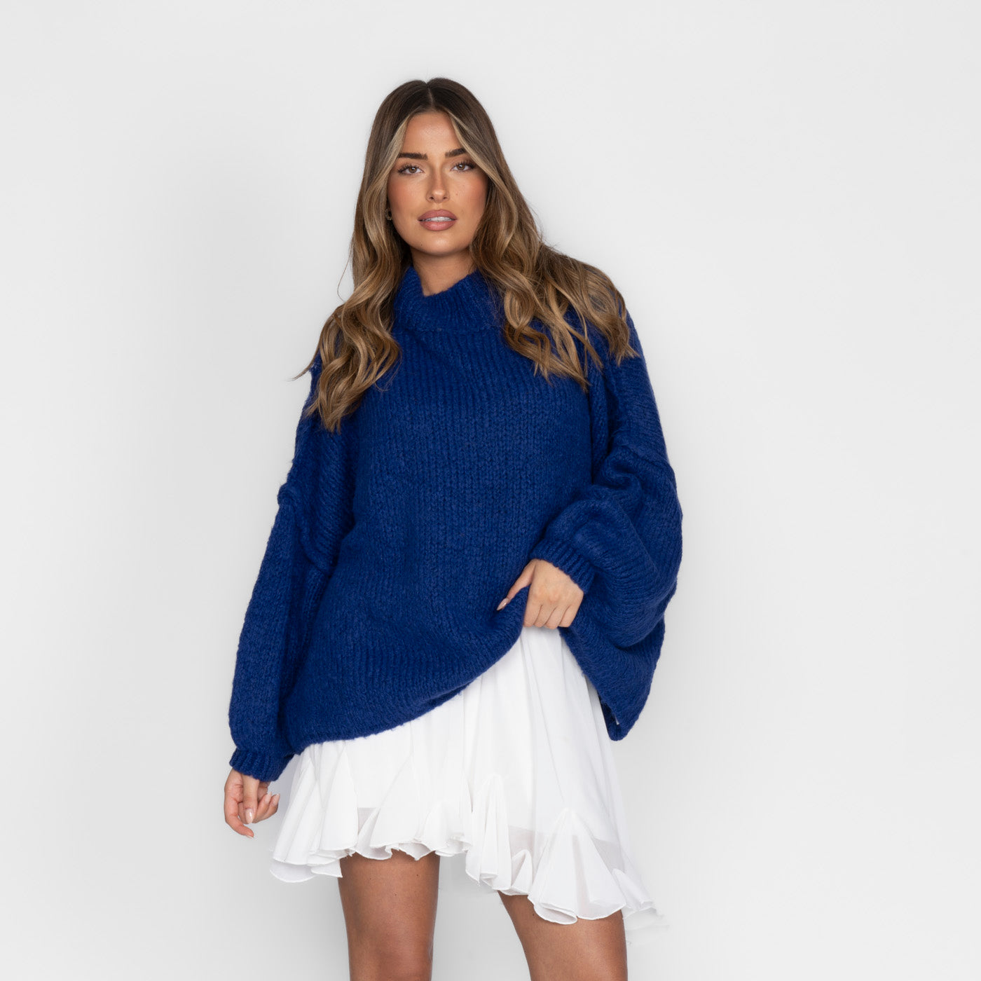 Zenaida - Layered Knit Turtleneck by Ares Milano