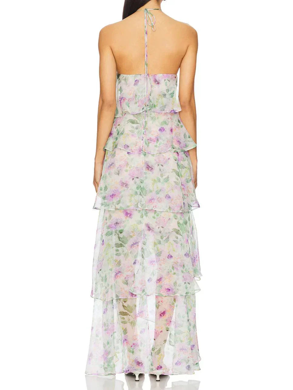 Nerina - Chiffon Dilezia Maxi Dress by Ares Milano