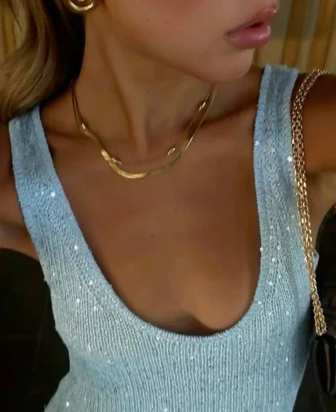 Aurelia - Sequin Maxi Dress by Ares Milano