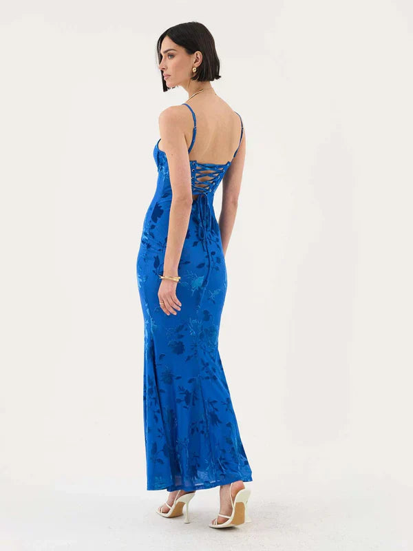 Persida - Silk Maxi Dress by Ares Milano