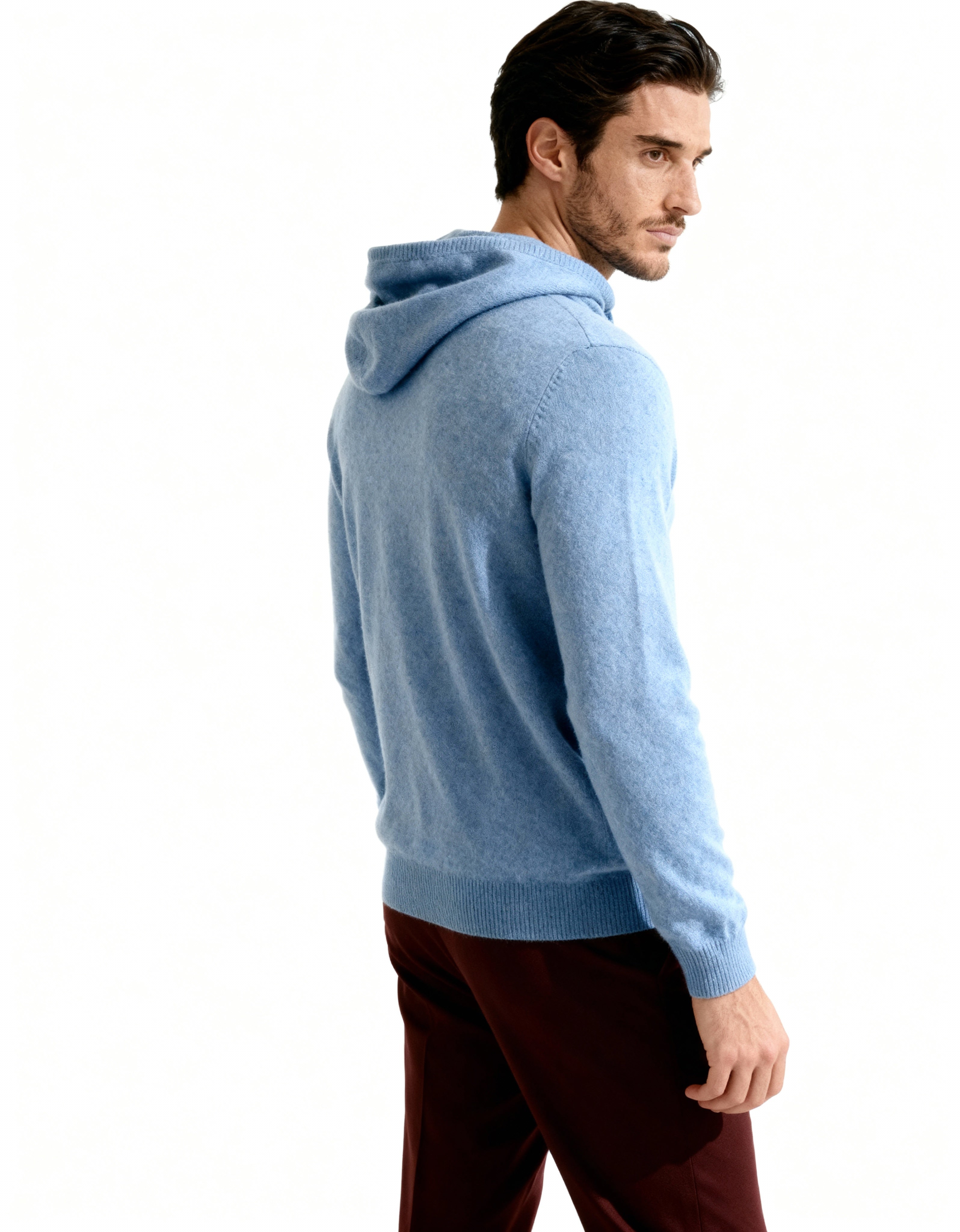 Enrico - Cashmere Hoodie by Ares Milano