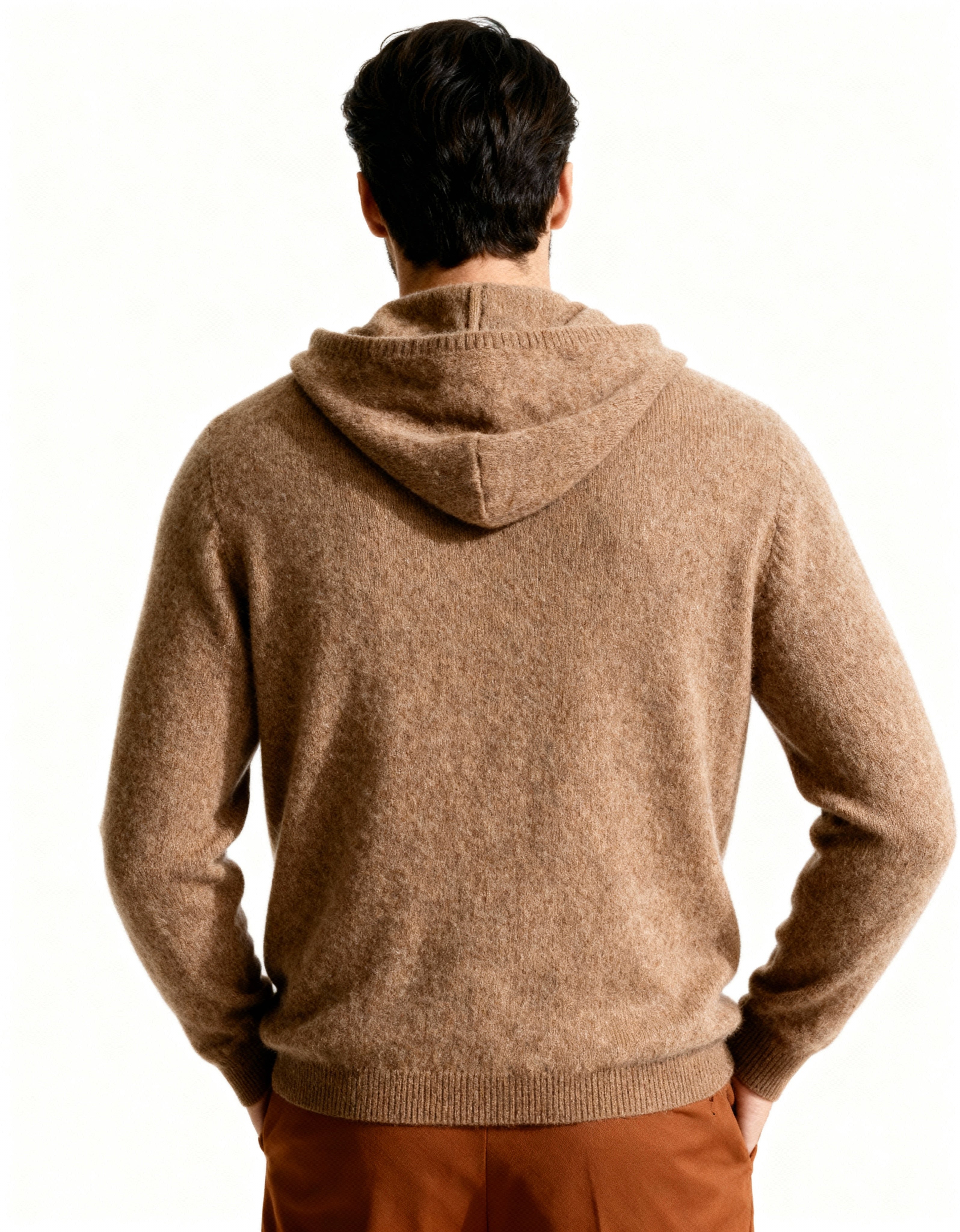 Enrico - Cashmere Hoodie by Ares Milano