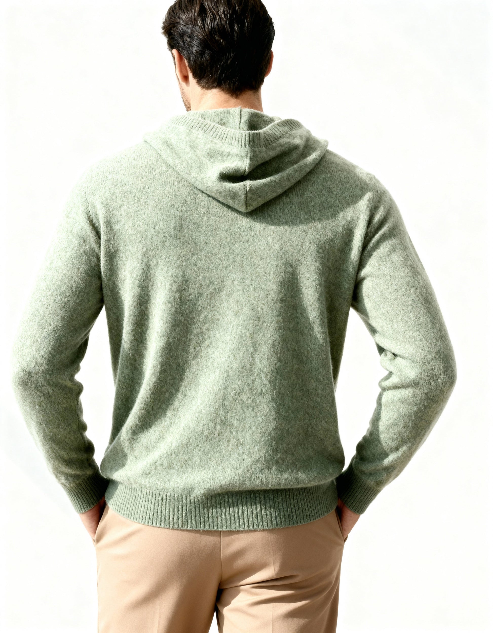 Enrico - Cashmere Hoodie by Ares Milano