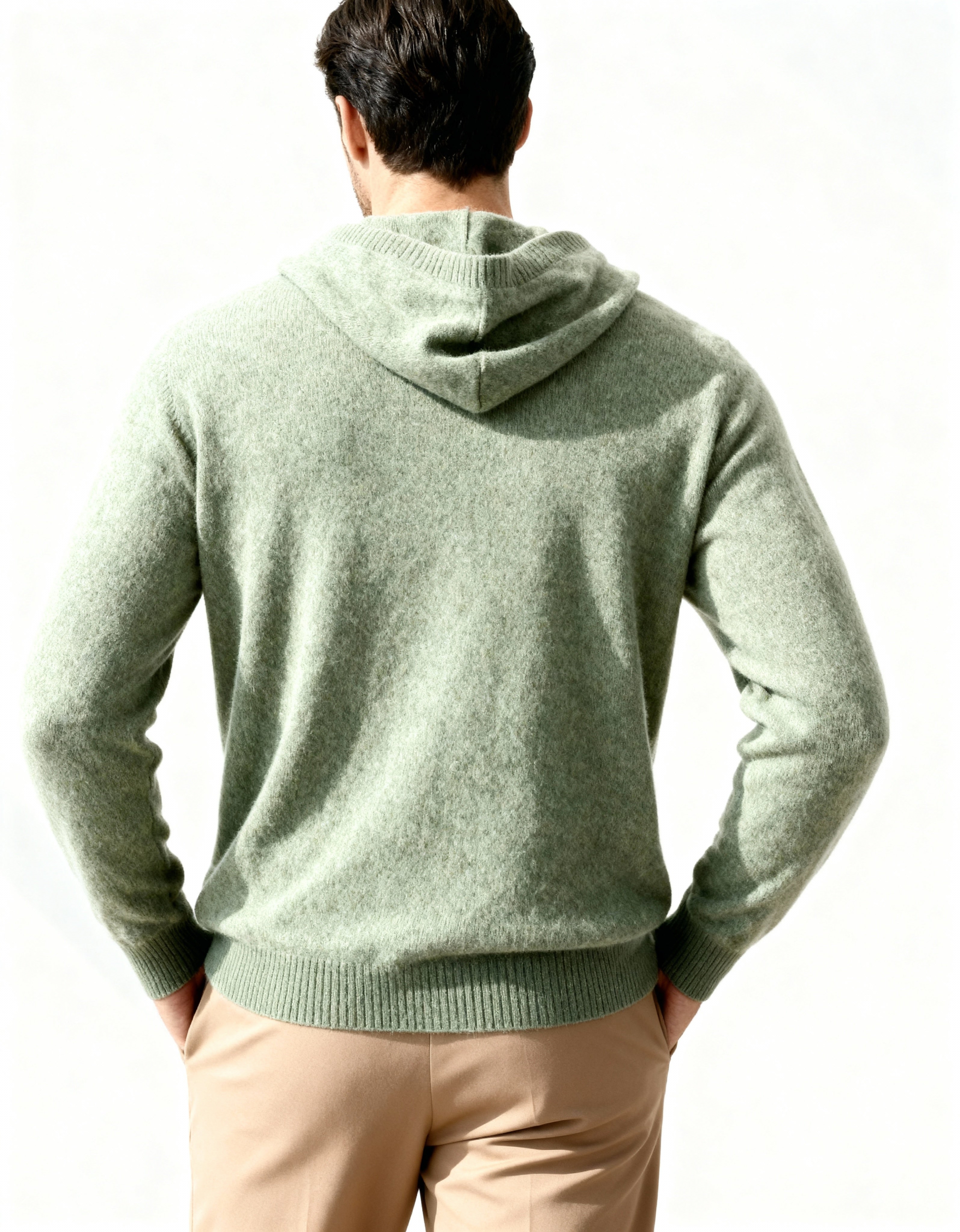 Enrico - Cashmere Hoodie by Ares Milano