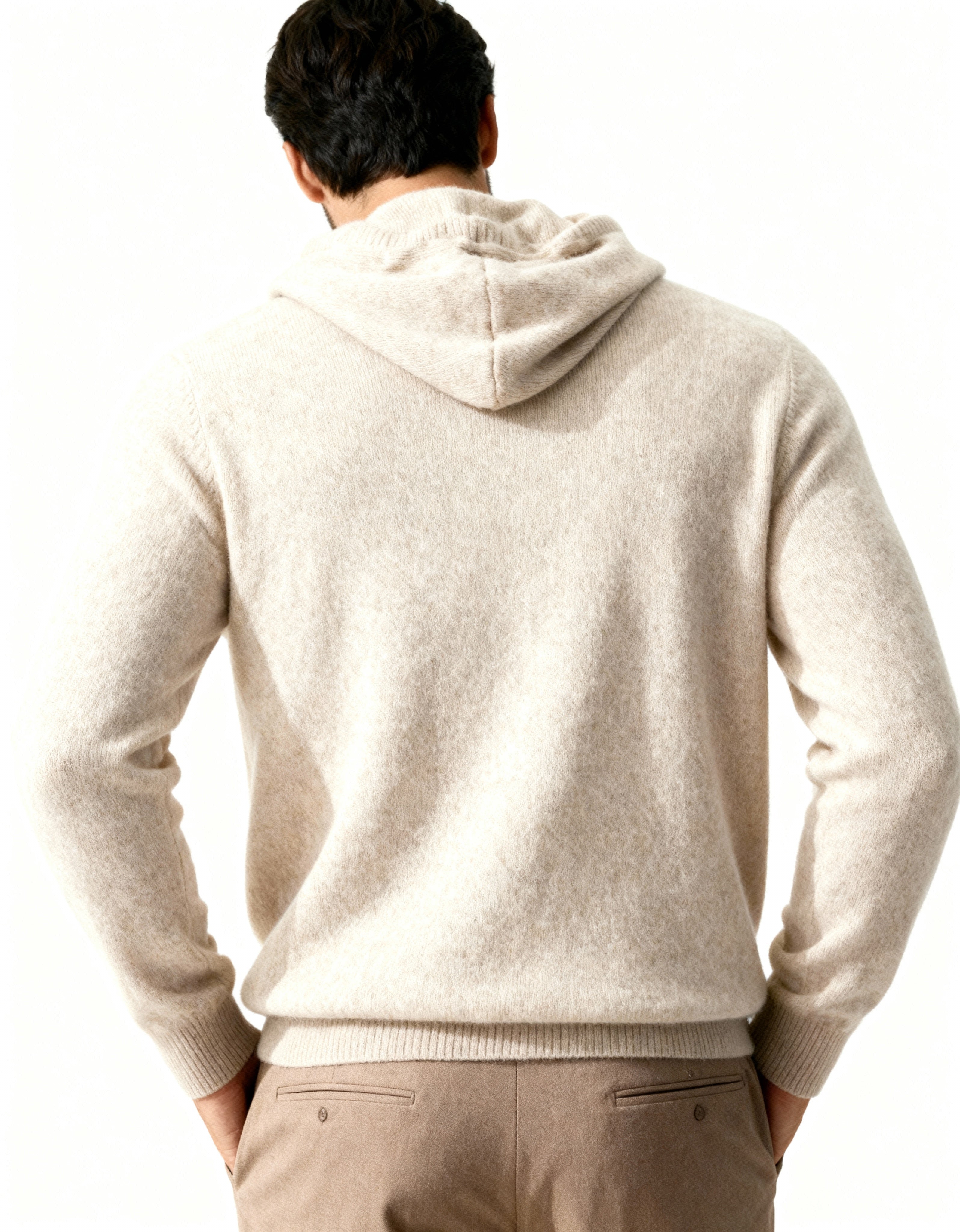 Enrico - Cashmere Hoodie by Ares Milano