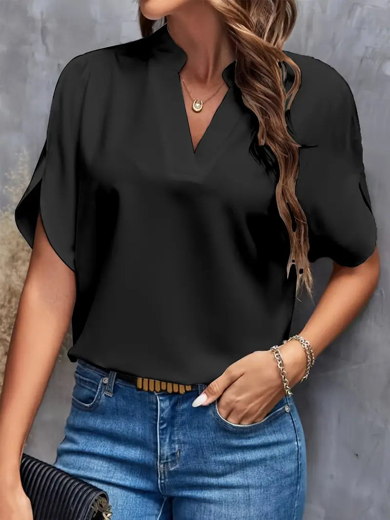 Wanda - Breezy Chiffon Top Summer Days by Ares Milano