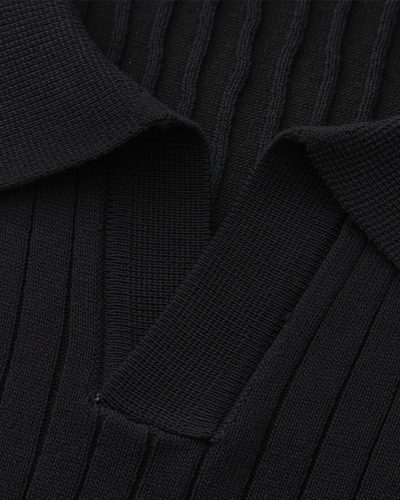 Florian - Cotton Ribbed Polo by Ares Milano