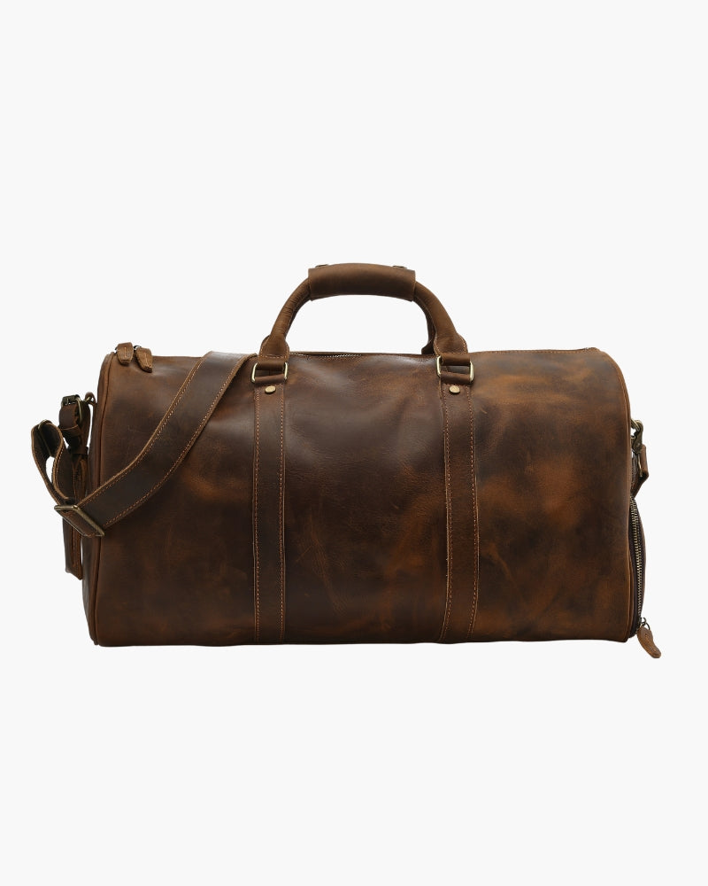 Beniamino - Leather Duffle by Ares Milano
