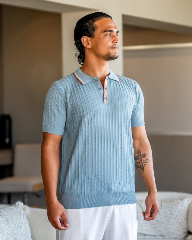 Alessandro - Viscose Blend Polo by Ares Milano