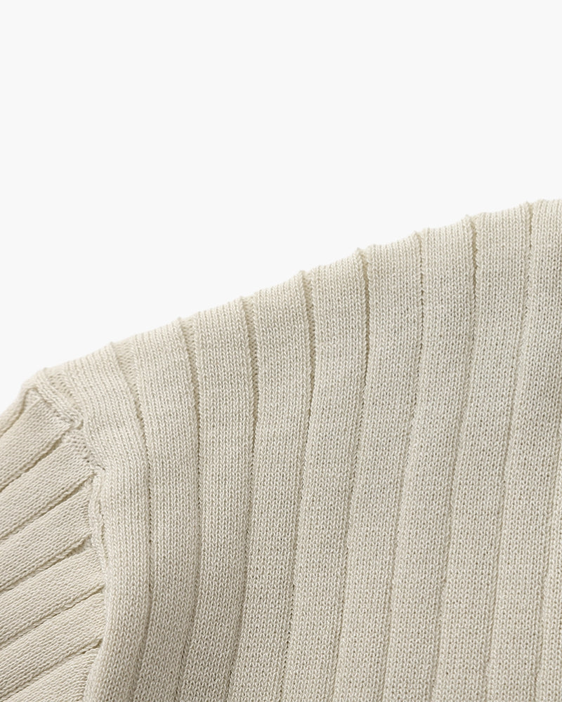 Florian - Cotton Ribbed Polo by Ares Milano