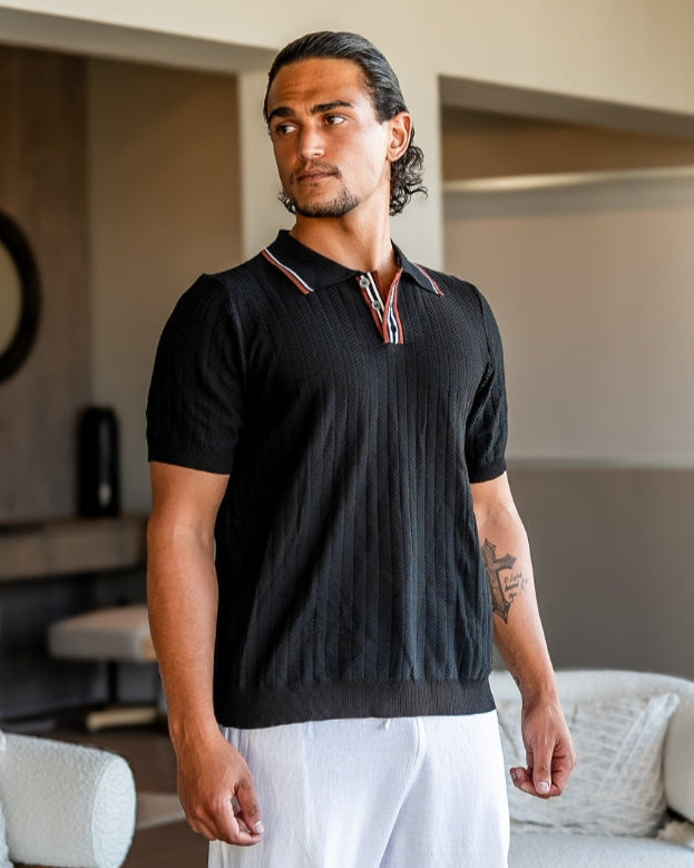 Alessandro - Viscose Blend Polo by Ares Milano