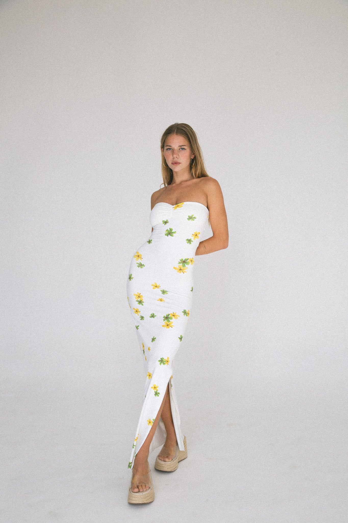 Flavia - Floral Maxi Dress Soft by Ares Milano