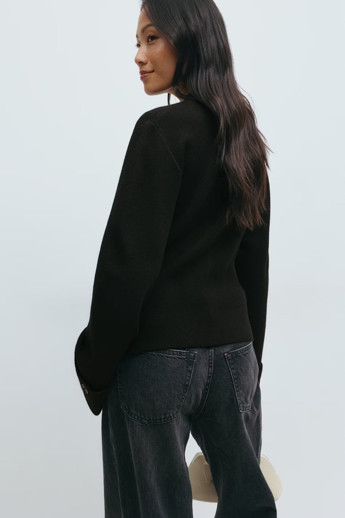 Valentina - Cropped Knit Cardigan by Ares Milano