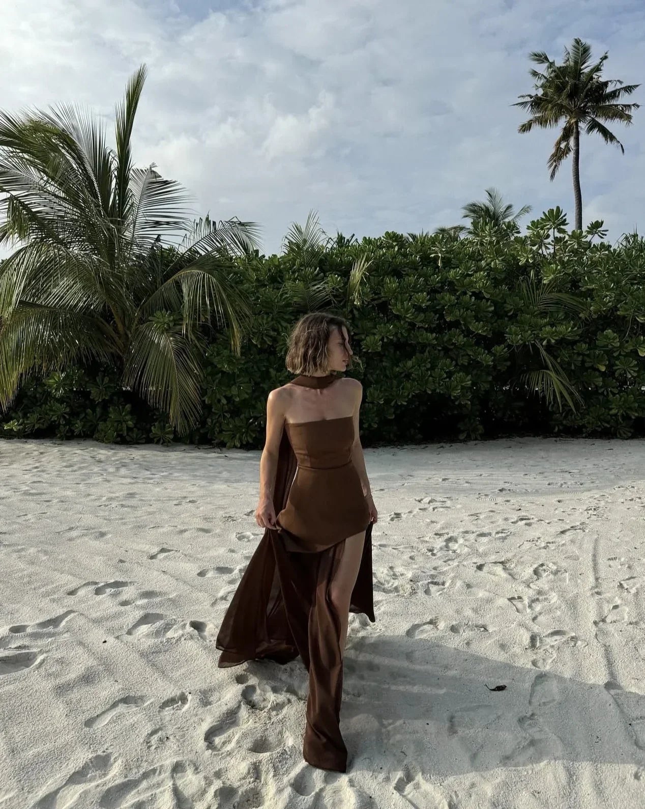 Onorata - Silk Maxi Dress by Ares Milano