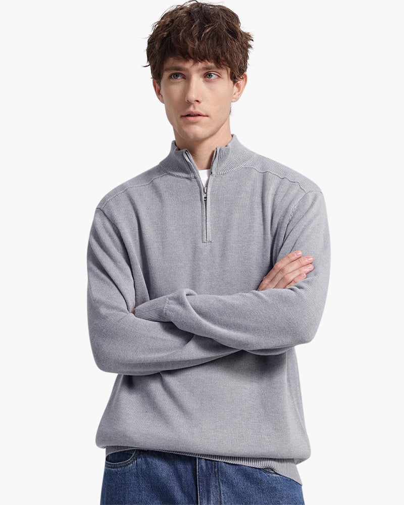 Cyprien - Merino Wool Half-Zip by Ares Milano
