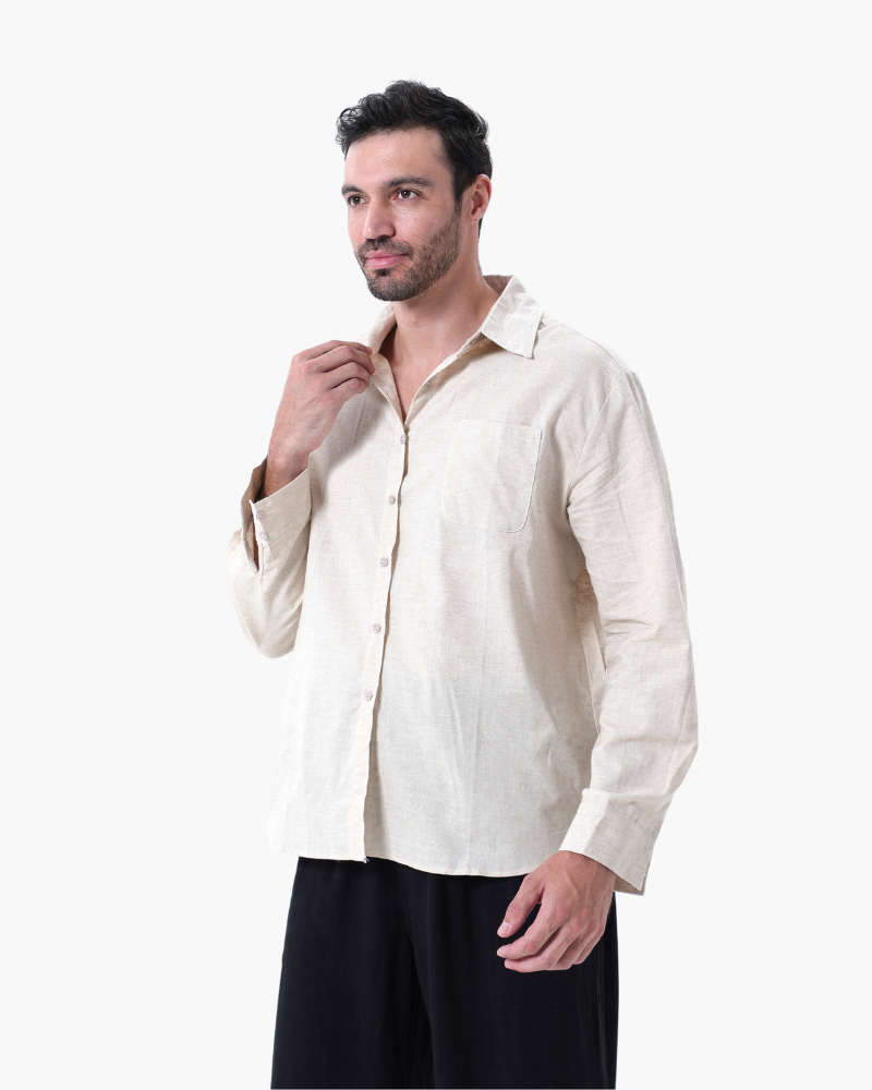 Matthias - Linen Tee by Ares Milano