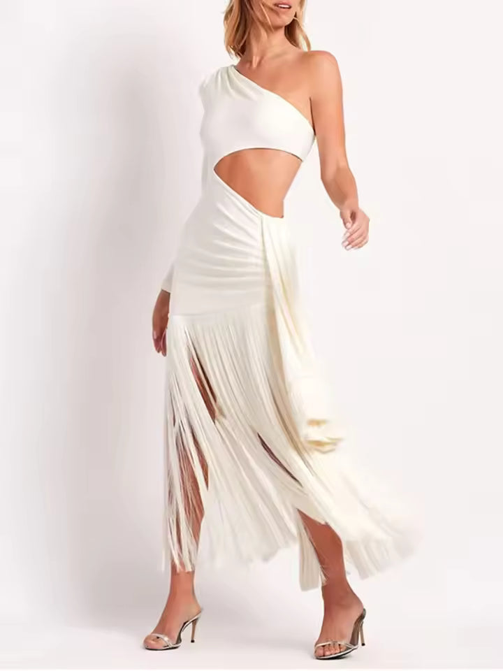 Rossella - Asymmetric One Sleeve Maxi by Ares Milano