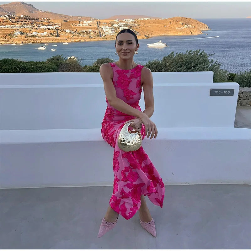 Armida - Elegant Floral Gown by Ares Milano