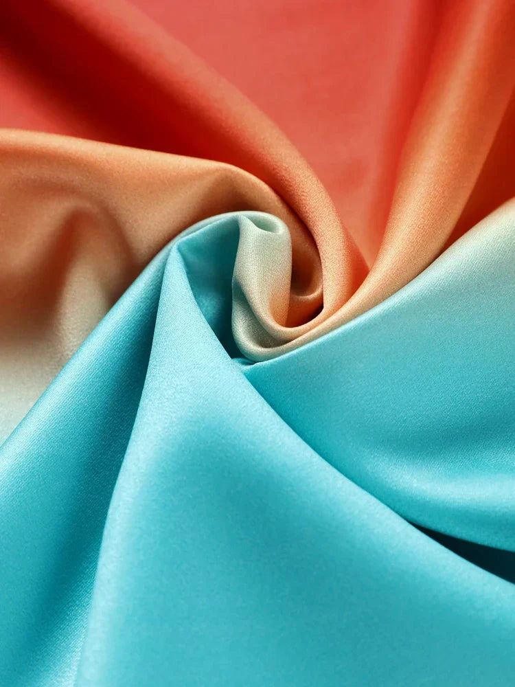 Flaminia - Sunset Gradient Maxi Dress by Ares Milano